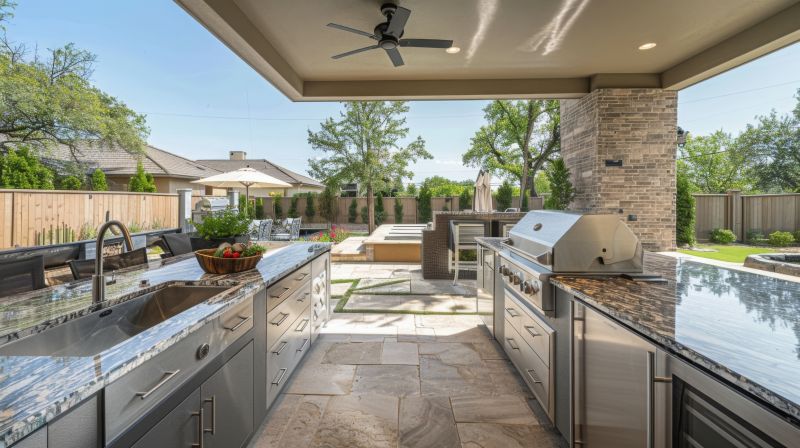 Outdoor Kitchen Installation in Conroe, TX